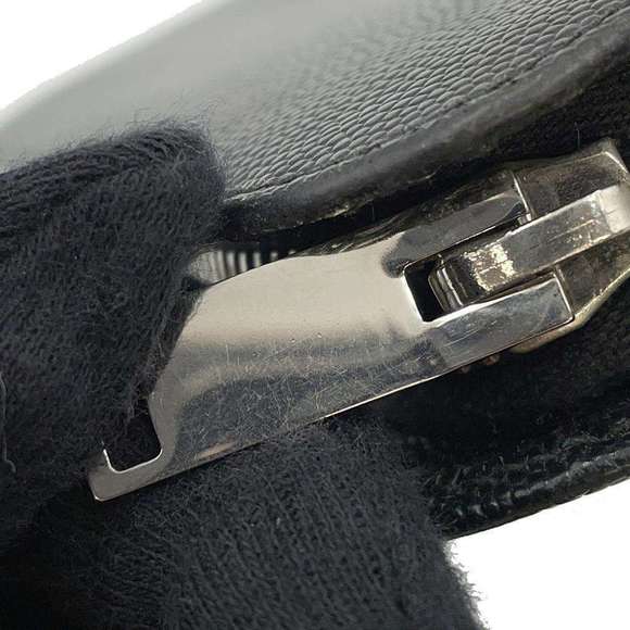 Saint Laurent Paris Long Wallet Studded Leather Black - Picture 13 of 16